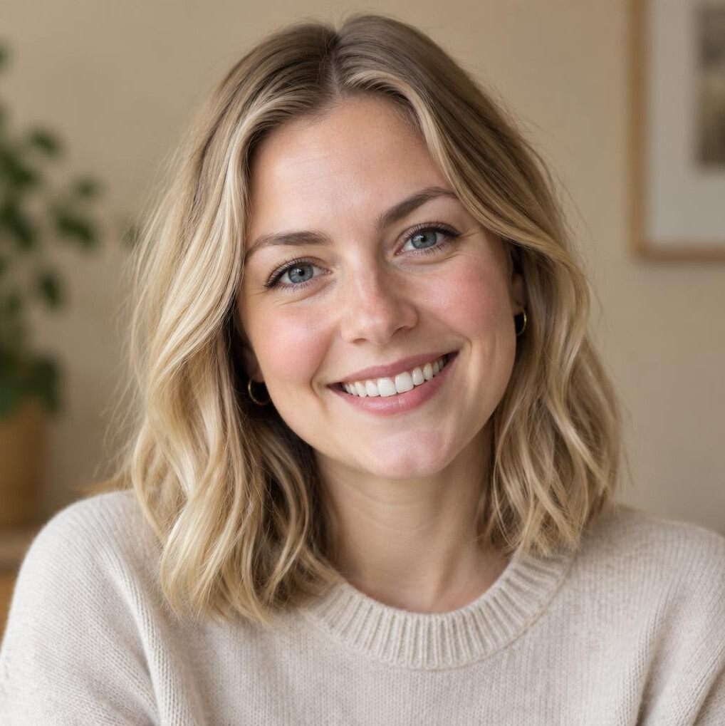 Smiling young woman portrait