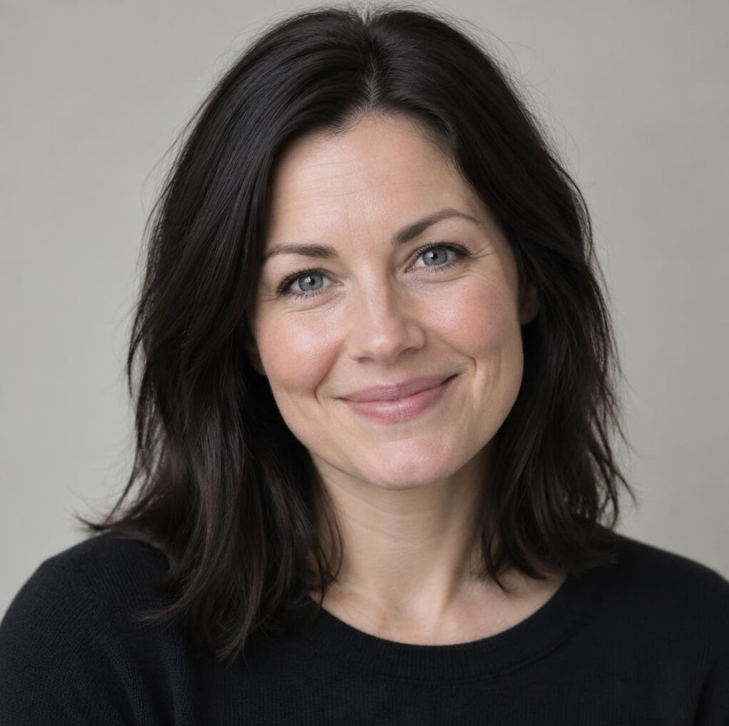 Portrait of a woman with dark hair